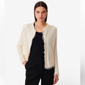 NWT IRO Shavani Jacket in Ecru